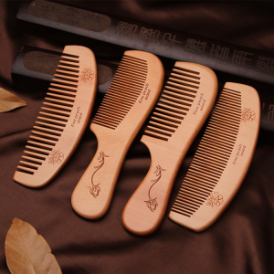 Anti-Static Peach Wood Comb